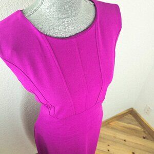 Ivanka Trump Sleeveless Sheath Midi Pleated Dress